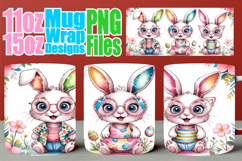 Blissful dreams sublimation print wrap, Easter Bunny Product Image 1