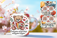Chic 11oz Mug Wrap Png Template , Valentines Day Product Image 1