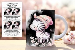 Elegant 15oz Mug Wrap Png Artwork , Animals Product Image 1