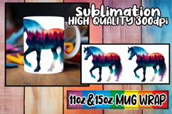 Cozy vibes 11oz 15oz mug wrap, Animals Art Product Image 1