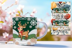 BEAUTY 15oz Mug Wrap PNG Design , 3D Xmas Product Image 1