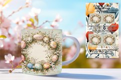 Springtime Mug Wrap Sublimation - Easter Theme Product Image 1