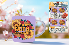 Happy 15oz Mug Wrap Png Template , Religious Product Image 1
