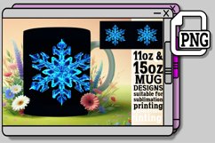 Neon Radiance: Sublimation Patterns for 15oz Mug 11oz Product Image 1