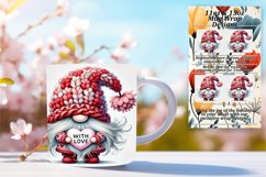 Lovely 15oz Mug Wrap Png Design , Gnomes Product Image 1