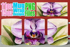 Enchanted reflections 11oz 15oz sublimation wrap, Flowers Product Image 1