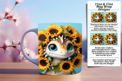 FASHIONABLE PNG for 15oz Mug Wrap , Dragon Product Image 1