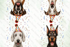Surprise Birthday Dog PNG Clipart Product Image 1