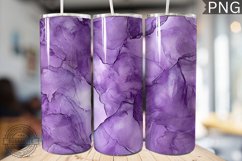 Purple Luxury Alcohol Ink Tumbler Wrap -High Quality 300 Dpi Product Image 1