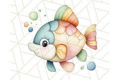 Under the Sea Nursery Clipart, Ocean Animals PNG Product Image 5