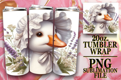 COZY VIBES 20oz TUMBLER WRAP, Goose Product Image 1