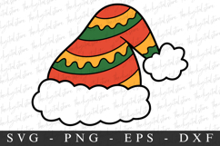 Santa Hat Svg | Christmas svg | Svg cut file Product Image 1