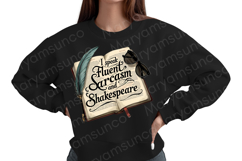 I speak fluent Sarcasm and Shakespeare|Funny Books Lover png Product Image 4