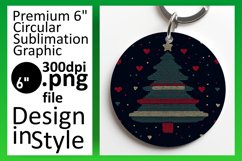 Sophisticated Round Design for Keychains , Holiday Product Image 1