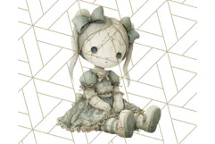 Creepy Dolls Clipart PNG Haunted Toy Characters Product Image 5