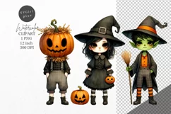 Halloween clipart, Trick and treat, Kids Halloween Product Image 1