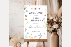 Baby Shower Welcome Sign Template 261 Product Image 1