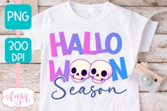 Halloween Season shirt PNG for Sublimation, Cute skull PNG Product Image 2