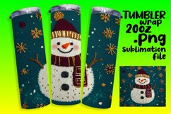 Exceptional 20oz Tumbler Design , Snowman Product Image 1