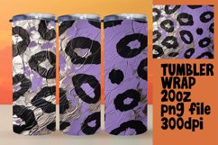 Exotic Edge: Leopard Print Tumbler Wraps - 20oz Product Image 1