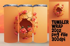3D Egg-cellence: Spring Tumbler Wraps Product Image 1