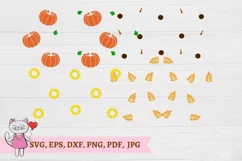 Sunflower Pumpkin Spice Life Svg for 24oz Cold Tumbler Product Image 2