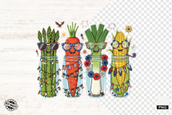 Patriotic Vegetables Clipart Product Image 1