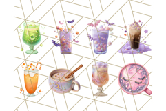 Halloween Drink Clipart PNG, Spooky Cute Beverage Art Product Image 5