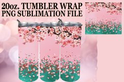 Sparkling Flower Leopard Tumbler Design: Sublimation - 20oz Product Image 1