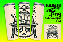 GORGEOUS 20oz Sublimation Template , Monster Product Image 1