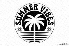 Summer Vibes svg | Summer Svg | Svg Cut Files Product Image 1