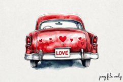 Red Valentines Day Clipart PNG Product Image 1