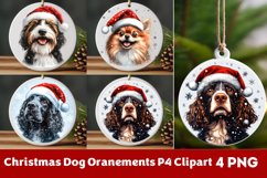Breeds Of Christmas Dog Ornaments Clipart PNG Product Image 1