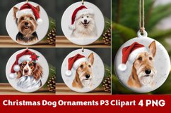 Breeds Of Christmas Dog Ornaments Clipart PNG Product Image 1