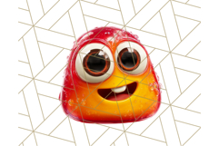 Slime Monster Clipart, Colorful Goo Graphics Png Product Image 5