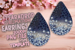 Creative Teardrop Design for Earrings , Leopard Print Product Image 1