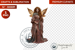 Autumn Witchcraft Clipart - Amber Spells witch PNG Product Image 1