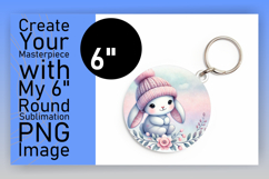 Playful Circle Design Coaster PNG , Cute Animals Product Image 1