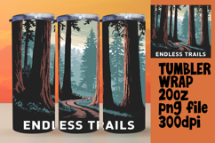 BEAUTIFUL 20oz Sublimation Tumbler Template , Adventure Product Image 1