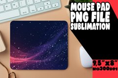 Stunning Gradient Pattern Mouse Pad for Sublimation Product Image 1