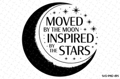 Moved by the Moon Svg | Halloween Svg | Svg Cut Files Product Image 1