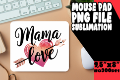 CHEERFUL MOUSE PAD SUBLIMATION PNG, Mother's Day Product Image 1