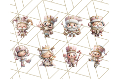 Playful Pink Nutcracker PNG, Pastel Christmas Clipart Product Image 5