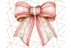 Muted Cozy Christmas Bows PNG Clipart, Winter Holiday Png Product Image 5