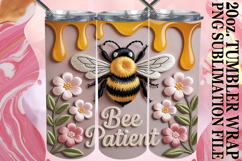Luminous moments 20oz tumbler wrap, Bee Quote Product Image 1