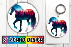 Cheerful Car Coaster Circle PNG, Animals Art Product Image 1