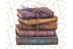 Whimsical Library Clipart with Cozy Readers and Books Product Image 5