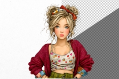 Girl Clipart, Valentines Day Clipart, Product Image 2