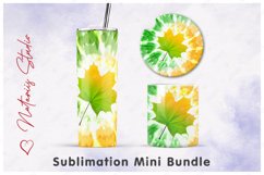 Fall TIE DYE Mini Bundle Sublimation - Tumbler, Mug, Coaster Product Image 1