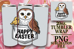 Radiant Memories 20oz tumbler wrap, Easter Animals Product Image 1